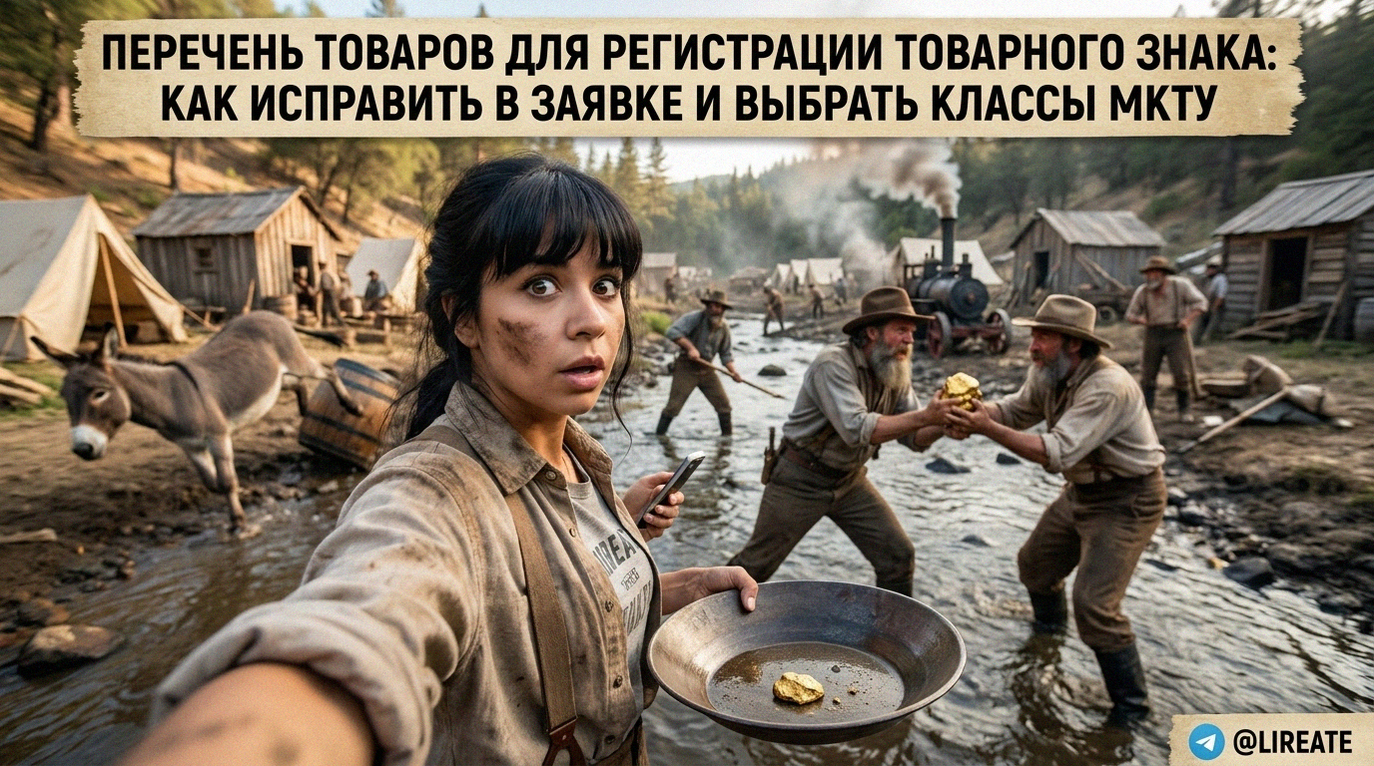 Перечень товаров для регистрации товарного знака и выбор классов МКТУ