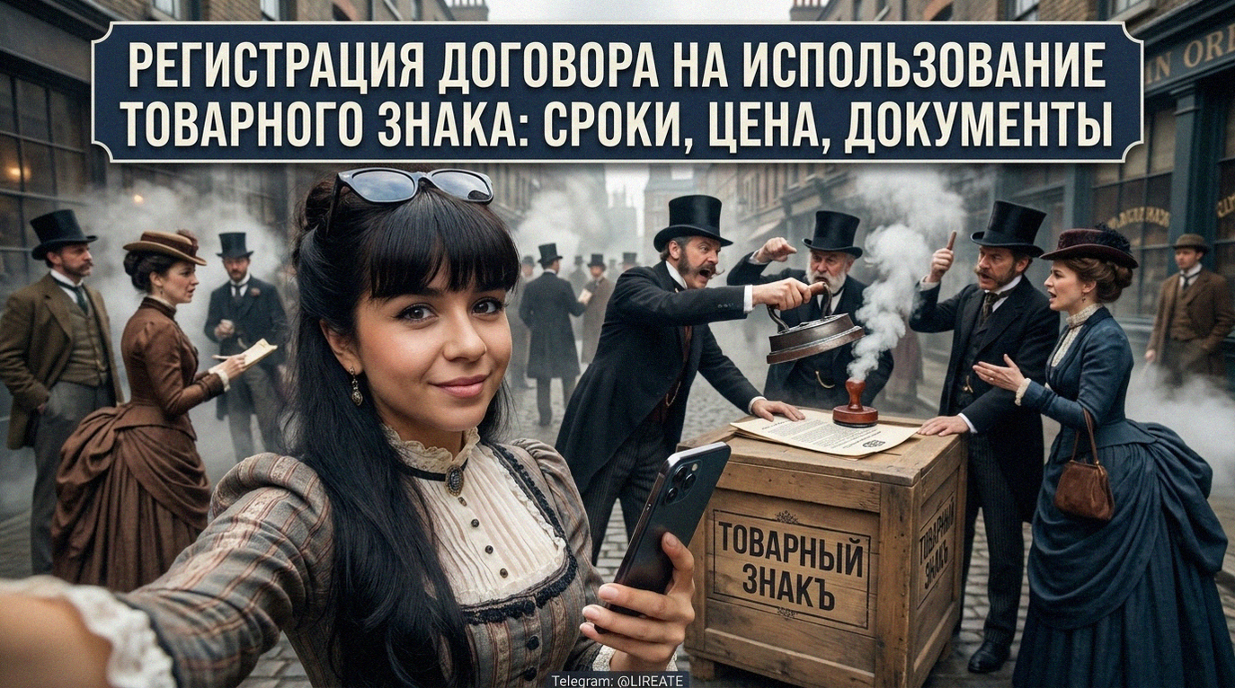 Регистрация договора на товарный знак